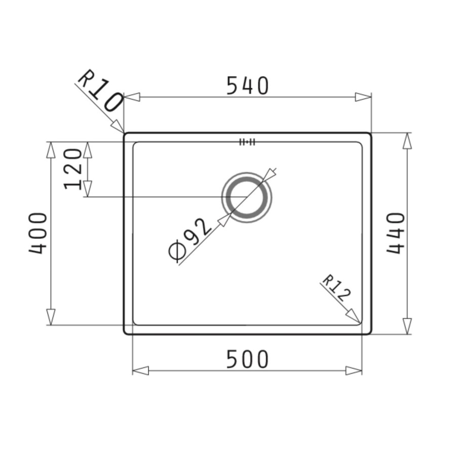 GRADE A1 - Single Bowl Undermount and Inset Chrome Stainless Steel Kitchen Sink - Enza Yara