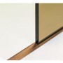 GRADE A1 - 745mm Bronze Frameless Wet Room Shower Screen with Wall Support Bar - Live Your Colour