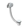 Chrome Overflow Bath Filler with Pop Up Sprung Bath Waste