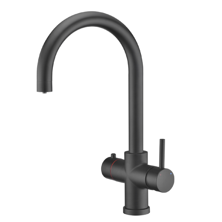 Black 3 in 1 Boiling water Tap - Pronto Vesta 