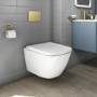 Wall Hung Smart Bidet Toilet Square - Purificare