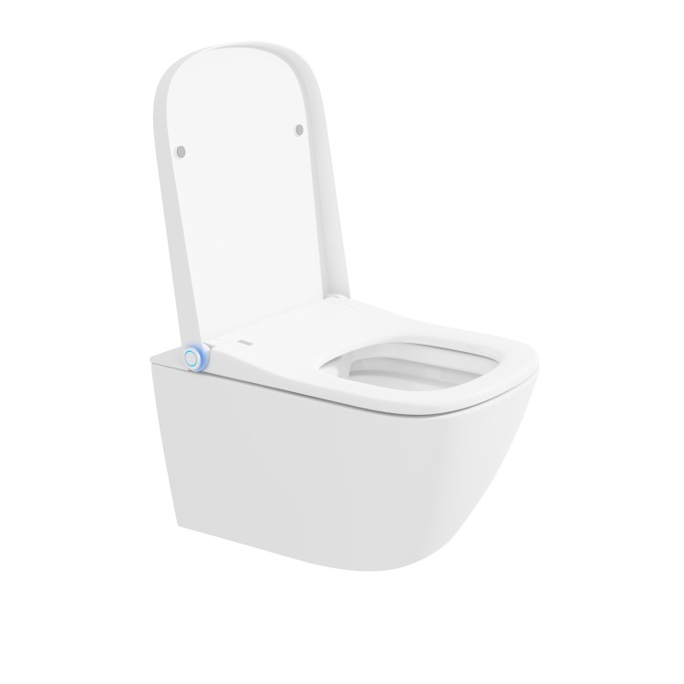 Wall Hung Smart Bidet Toilet Square - Purificare