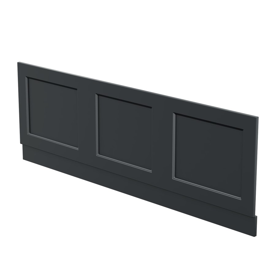 Ashbourne Wooden 1700mm Bath Panel - Anthracite