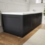 Ashbourne Wooden 700mm End Bath Panel - Anthracite