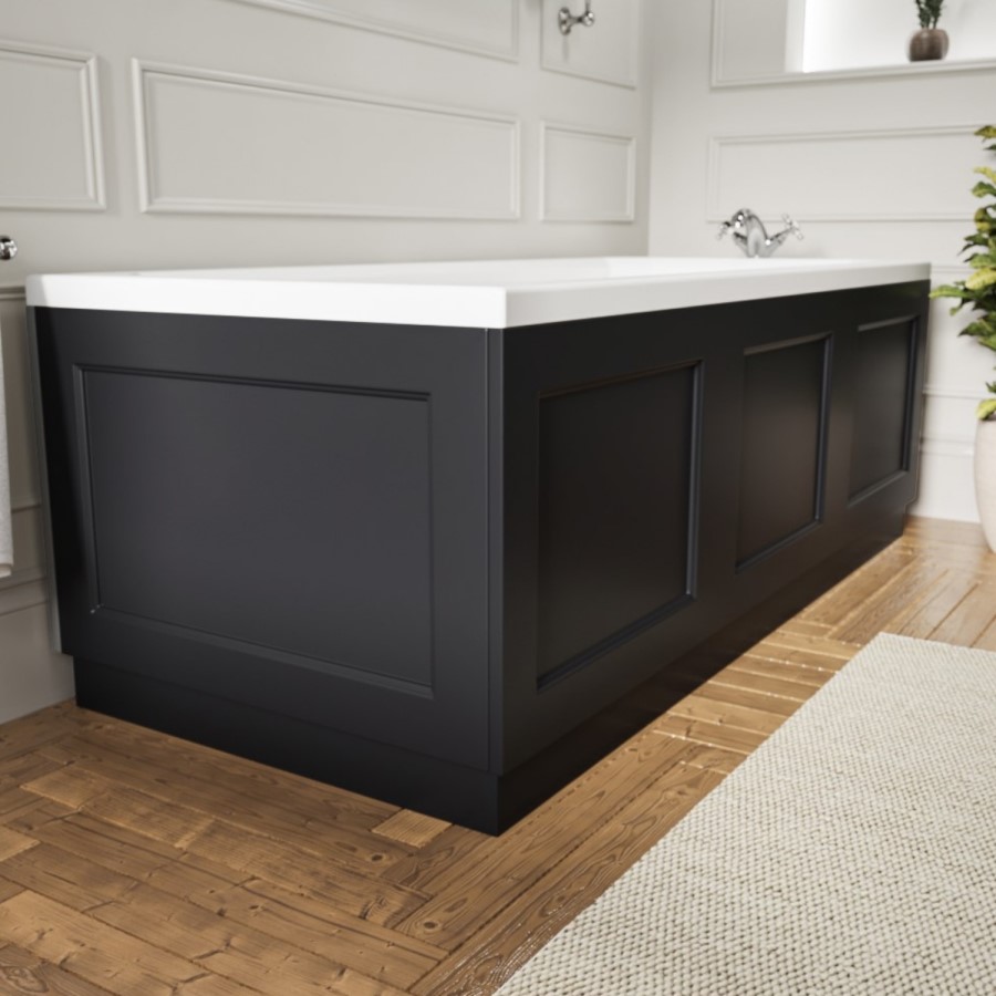 Ashbourne Wooden 700mm End Bath Panel - Anthracite