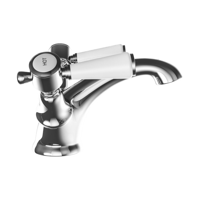 Chrome Mono Basin Mixer Tap - Helston