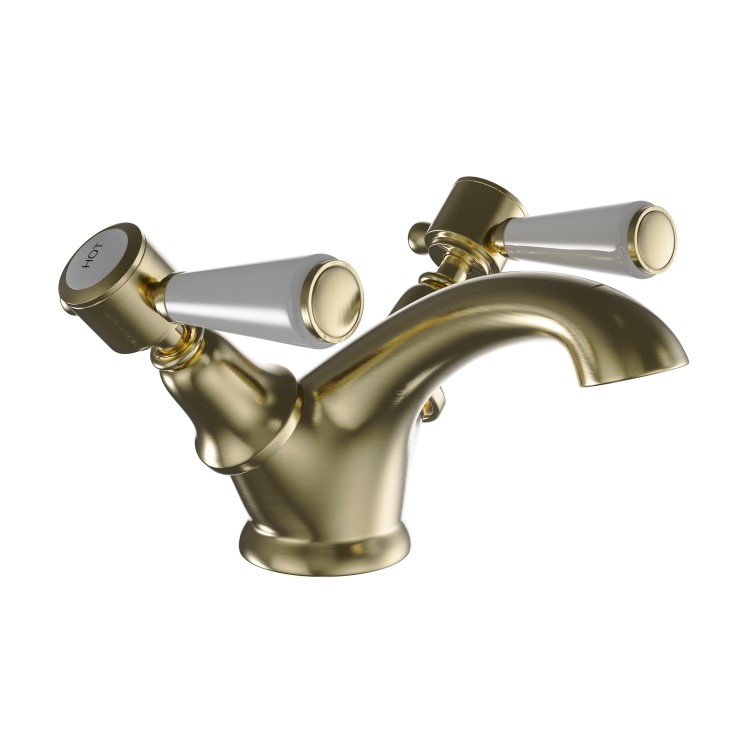 Gold Mono Basin Mixer Tap - Helston