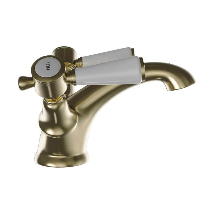 Gold Mono Basin Mixer Tap - Helston