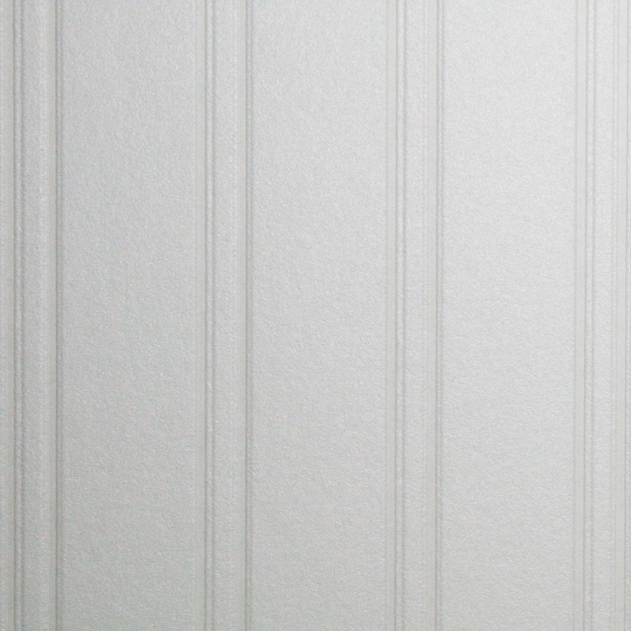 White Beadboard Superfresco Paintable Wallpaper