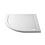 800x800mm Quadrant Shower Tray - White Acrylic Stone Resin - Pearl