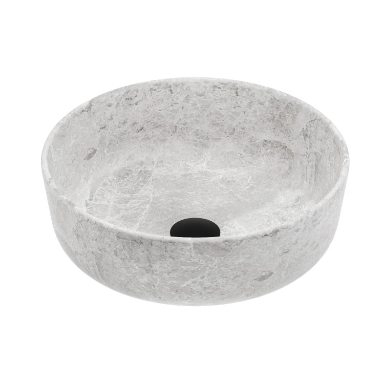 Stone Effect Round Countertop Basin 415mm - Torres