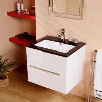 Eden 600mm Wall Hung Vanity Basin Unit - Single Drawer