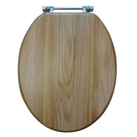 Natural Oak Solid Wood Toilet Seat