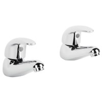 Alfa Two Tap Hole Bathroom Basin Taps