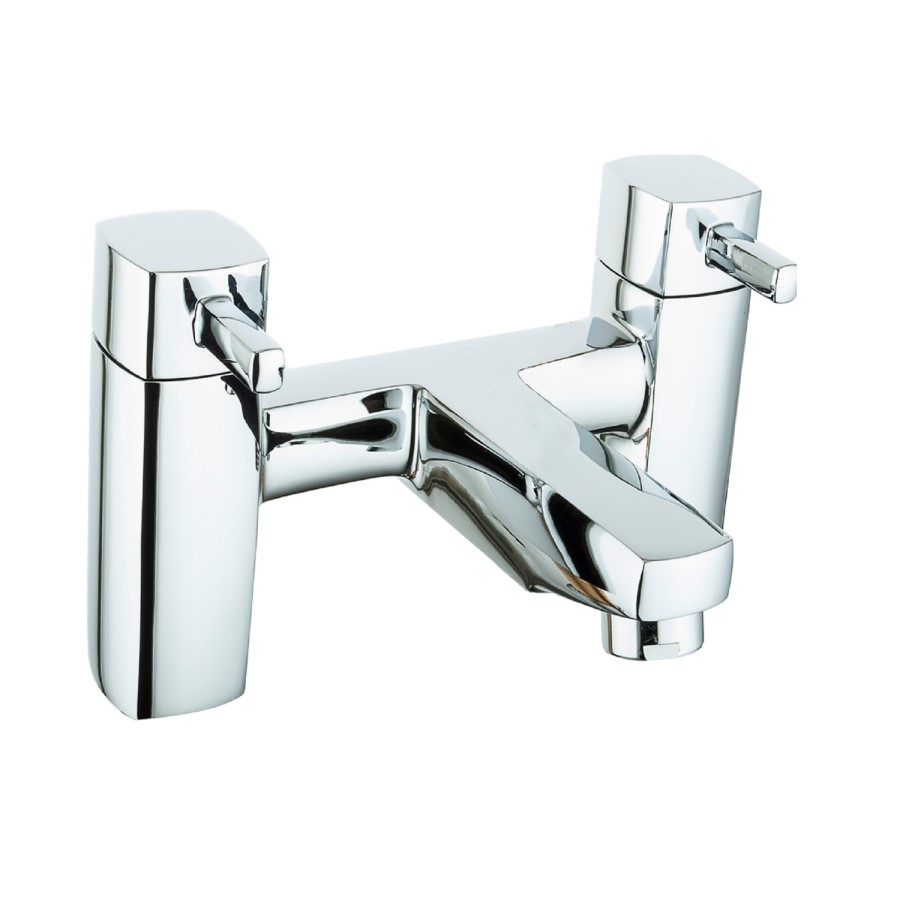 Grade A1 - Chrome Bath and Basin Tap Set - Form