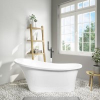 Freestanding Single Ended Slipper Bath 1520 x 745mm - Torrelino