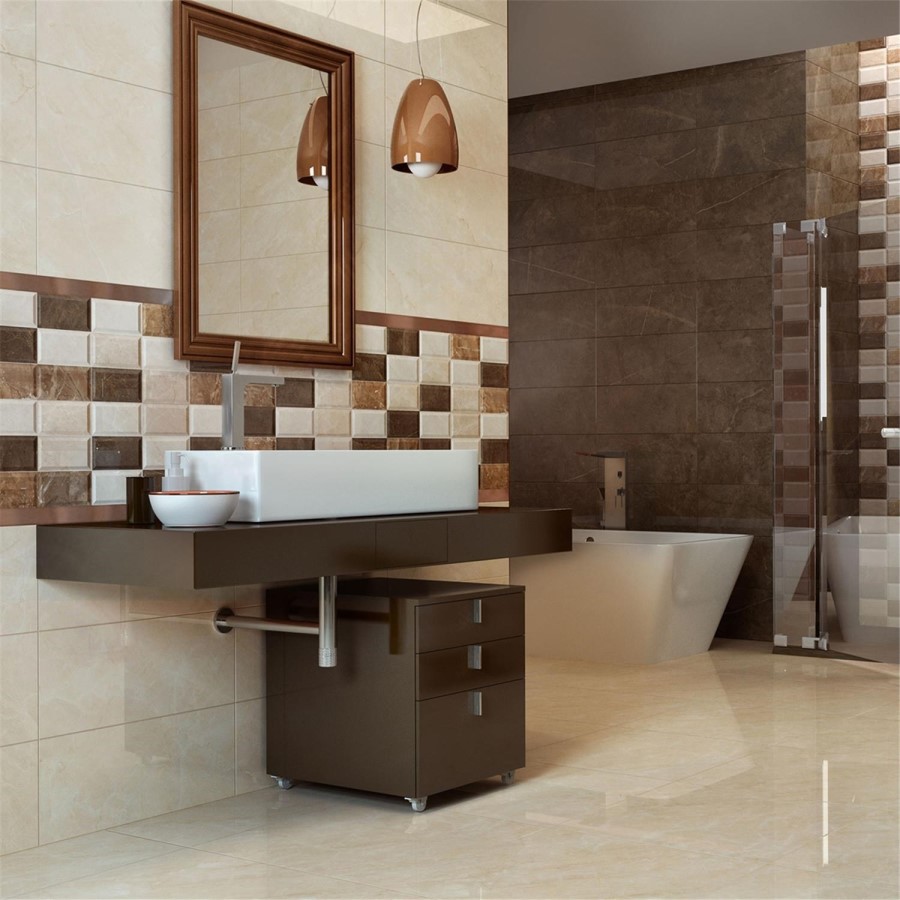 Crystal Cream Wall/Floor Tile 