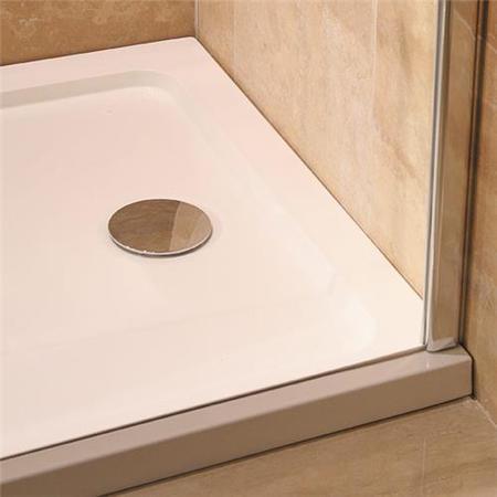 Walk In Glass Shower Screen - 1850 x 1200mm - 8mm Glass