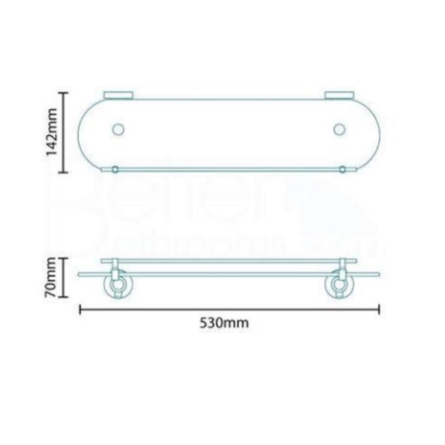 Ice Glass Shelf