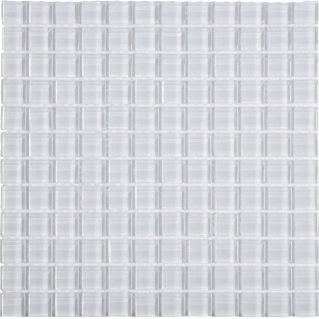 White Glass Wall Mosaic