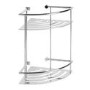 Cromo Two Shelf Corner Basket