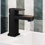 Black Cloakroom Mono Basin Mixer Tap - Como