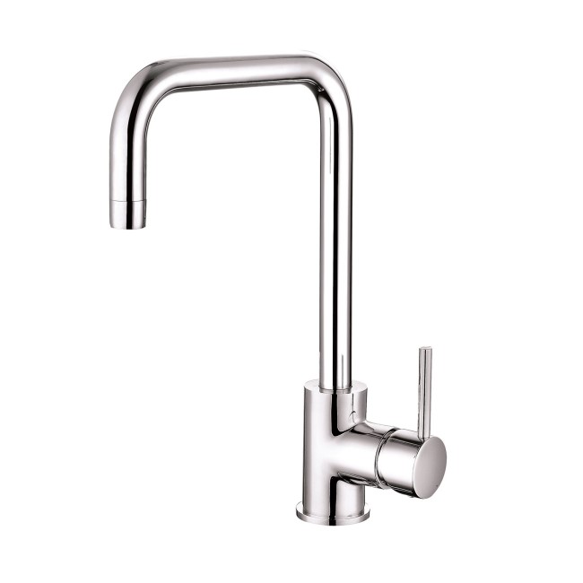 GRADE A1 - Elwood Single Lever Chrome Monobloc Kitchen Sink Mixer Tap