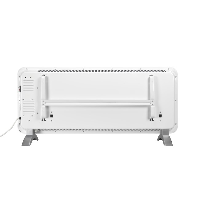 electriQ 2000W Smart Wall Mountable Panel Heater with Thermostat and Weekly Timer - Bathroom Safe