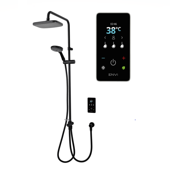 Triton ENVi 10.5kW DuElec Kit Digital Electric Shower -Black