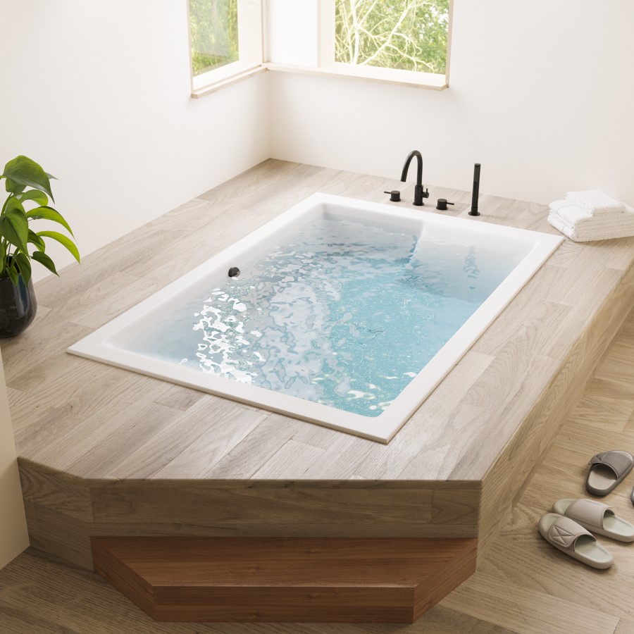 Super Deep Double Ended Inset Bath 1800 x 1200mm - Gemini