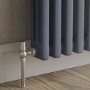 Reggio Anthracite Horizontal Triple Column Traditional Radiator 600x830mm 3581 BTU - Cast Iron Style