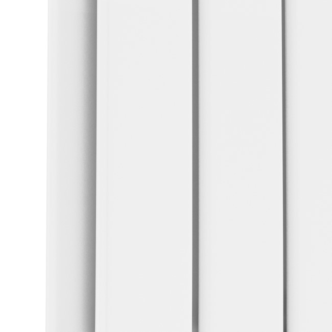 Riace White Horizontal Flat Designer Radiator 600x1020mm Double Panel 3856 BTU