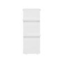 White Vertical Panel Radiator with Towel Bars 1220 x 452mm - Hesperia