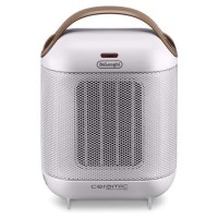 DeLonghi 1.8kW Capsule Ceramic Fan Heater White with 3 years warranty