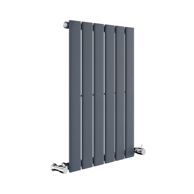 Riace Anthracite Horizontal Flat Designer Radiator 600x408mm Single Panel 953 BTU