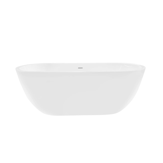 GRADE A1 - Freestanding Double Ended Bath 1545 x 750mm - Lisbon