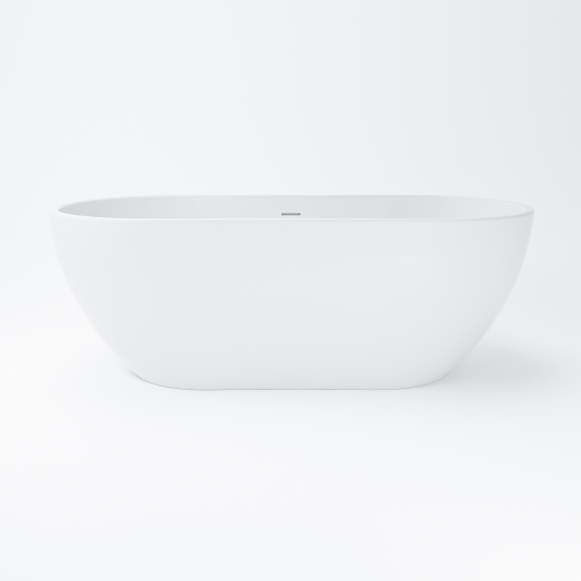 GRADE A1 - Freestanding Double Ended Bath 1545 x 750mm - Lisbon