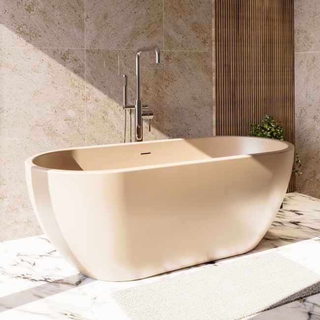 Matt Frappe Freestanding Double Ended Bath 1650 x 750mm - Lisbon