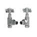 Maesta Chrome Modern Manual Angled Valves pair