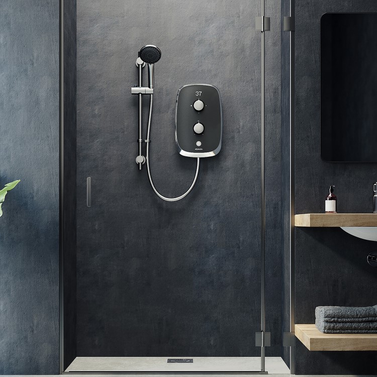 Aqualisa eMOTION 9.5kW Grey Electric Shower