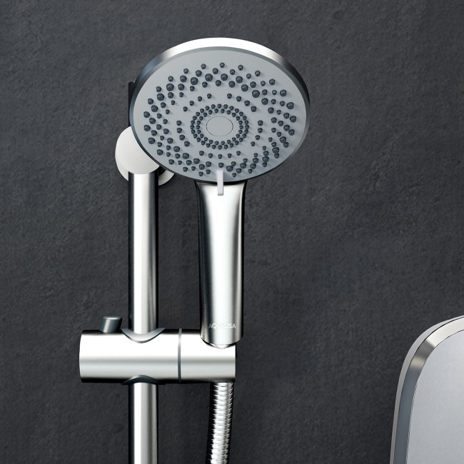 GRADE A1 - Aqualisa eMOTION Electric Shower - 10.5kw - Arctic White