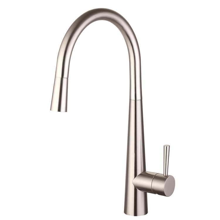 Refurbished Enza Olney Chrome Single Lever Pull Out Kitchen Mixer Tap