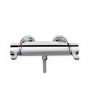 Bristan OPAC Exposed Thermostatic Bar Shower Valve with Lever Handles & Self-Isolating Wallmount 12 Fixing Kit