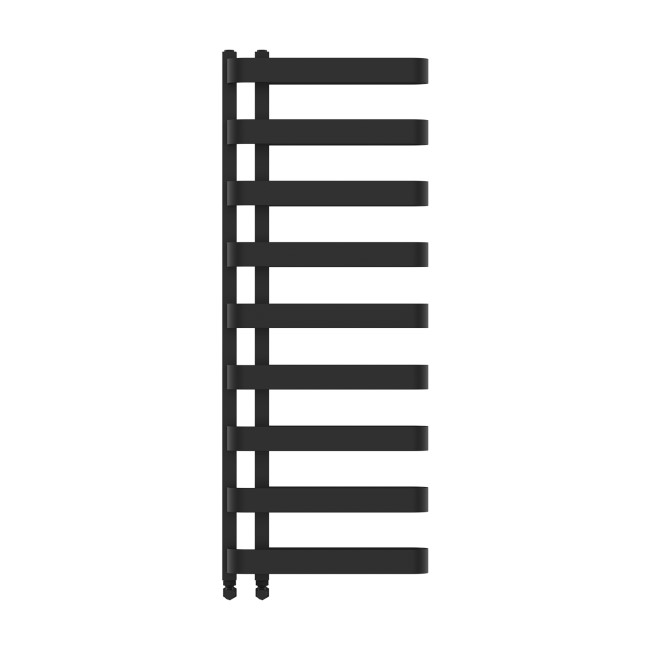 Black Designer Towel Radiator 1300 x 500mm - Ordos