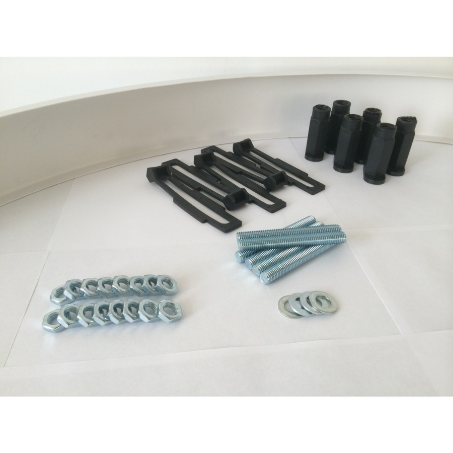 95mm High RiserKit Pack for 700-1800mm Shower Tray - Pearl