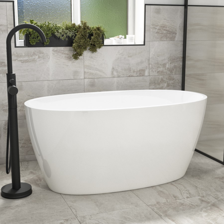 Small Freestanding Double Ended Bath 1300 x 700mm - Pico