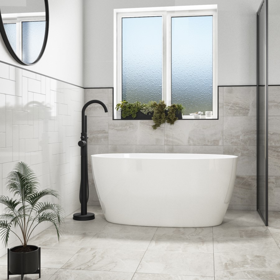 Small Freestanding Double Ended Bath 1300 x 700mm - Pico