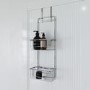 Chrome 2 Tier Hanging Shower Caddy - Croydex