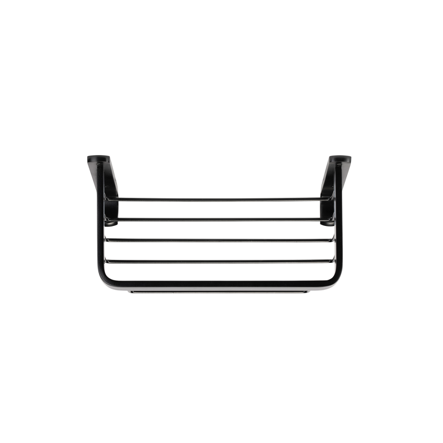 Black Wall Mounted Shower Caddy - Croydex