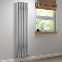 Chrome Vertical Tall Radiator - 1800 x 360mm